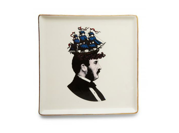 Vide-poche en porcelaine Capit'Hair