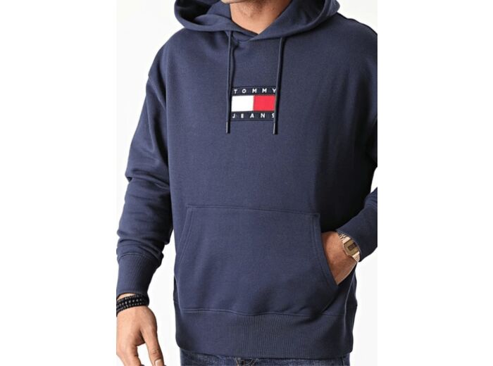 Sweat à capuche Tommy Jeans marine