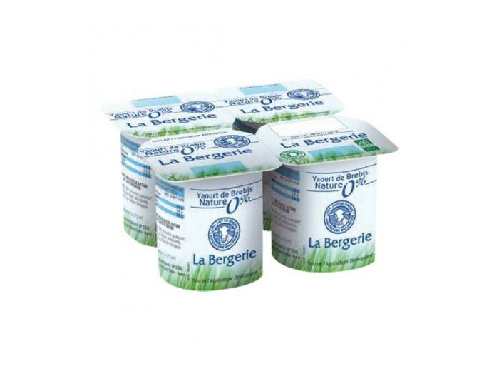 Yaourt brebis nature 0% 4x120g - Abc Bio