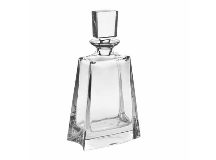 CARAFE WHISKY 70 CL FLAT - BOHEMIA CRYSTAL