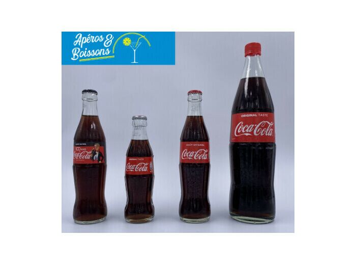 Coca Cola Zero (Bouteille verre 33 cl)  - Apéros & Boissons