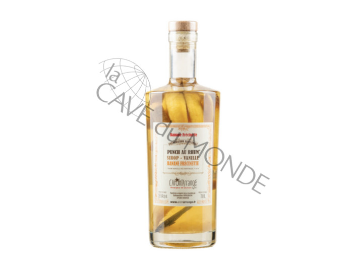 Rhum Arrangé Punch au Rhum Banane  Frécinette 28,5% 70 cl
