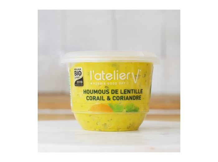 Houmous lentille corail coriandre 150g - Abc Bio