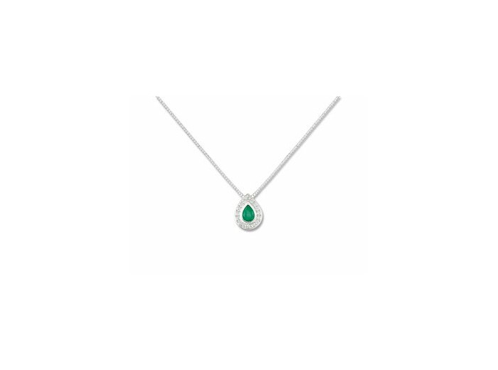 Collier Or Emeraude Diamants