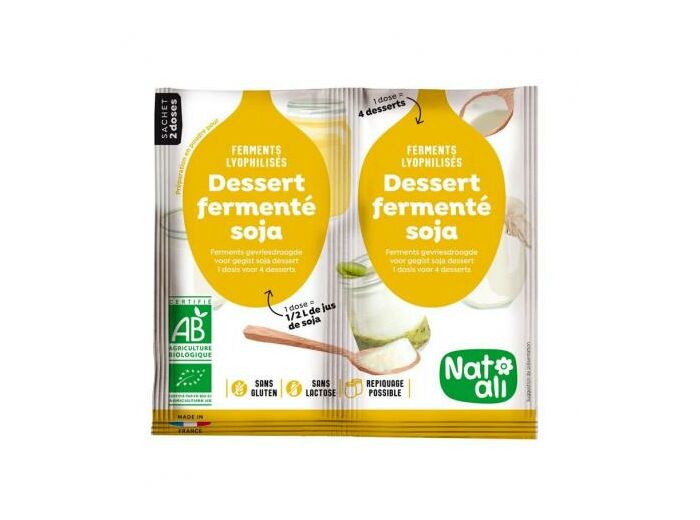 Ferments pour dessert soja 2x6g - Abc Bio