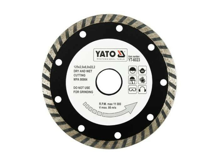 Disque diamant continu 125 mm YT-6023