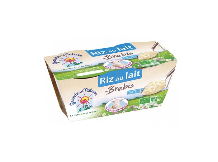 Riz au lait de brebis 2x140g - Abc Bio
