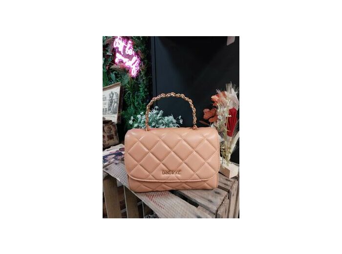 Sac avec bandouillere chaine Label rose