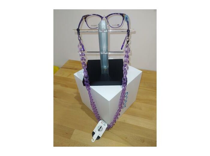 Cordon violet à lunettes FJO - Optique Julien