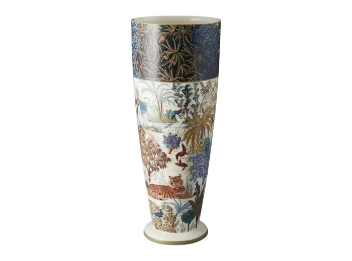 VASE FUSEAU - JARDIN DU PALAIS - H 47,5 CM - GIEN