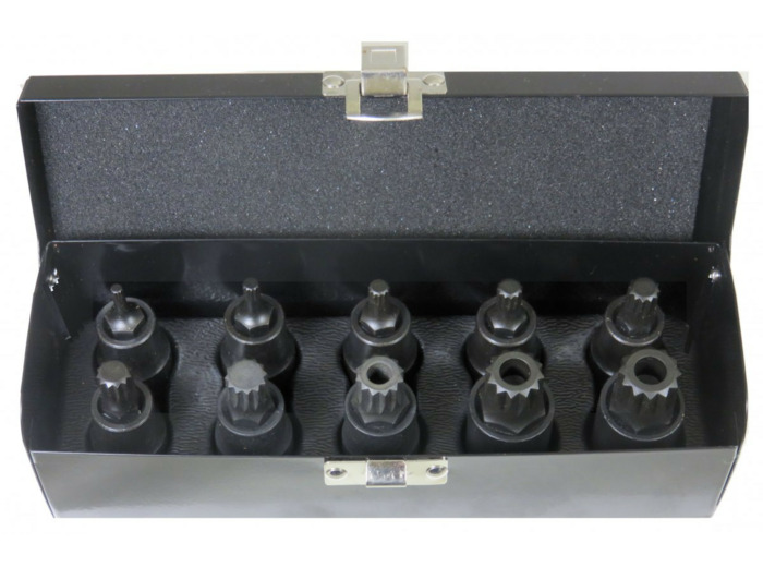 20777 - Coffret de douilles XZN 1/2" - 10 pièces