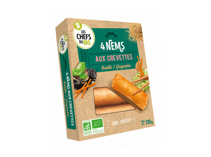 Nems aux crevettes x4 - 200g - Abc Bio