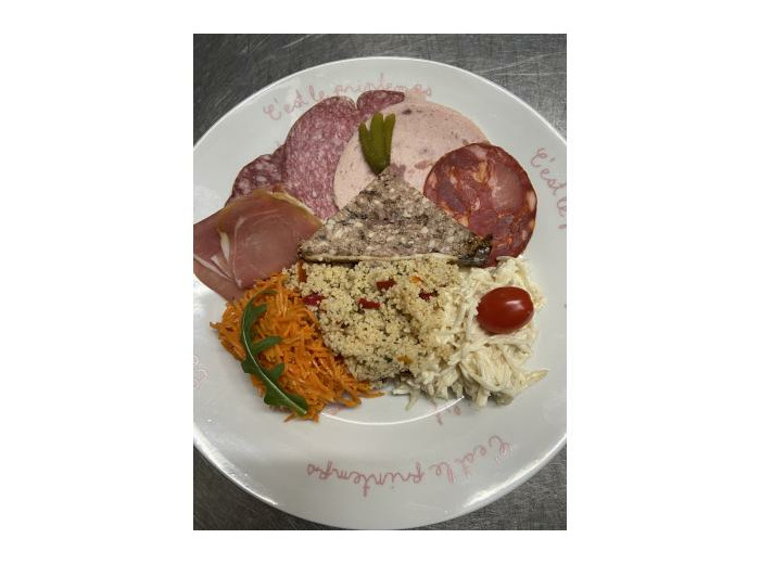 Assiette de charcuterie - Boucherie Chez Christophe