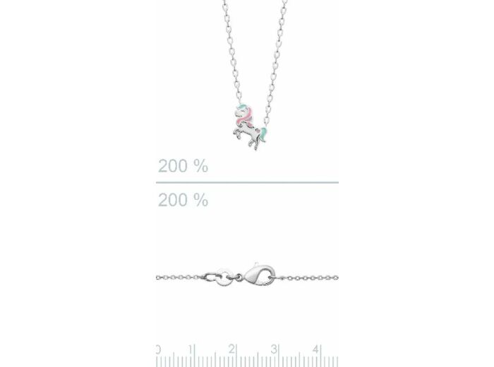 Collier Argent Enfant Licorne