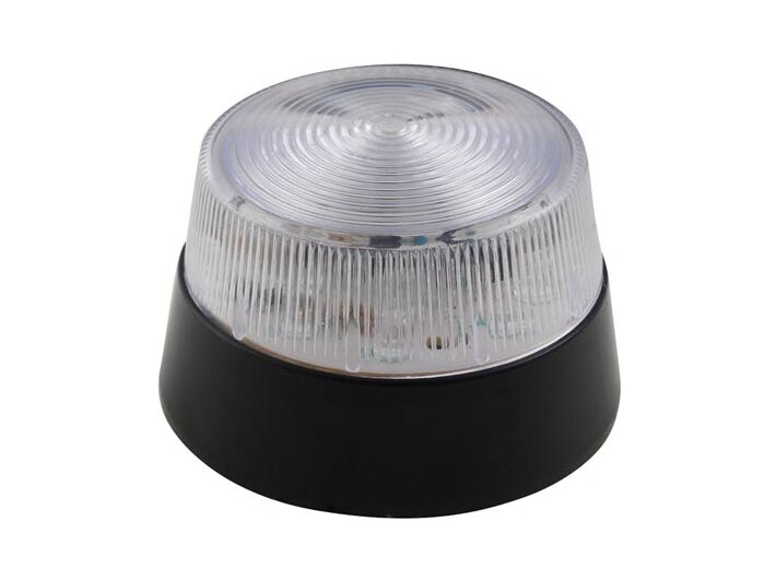 Flash clignotante LED blanche 12vdc