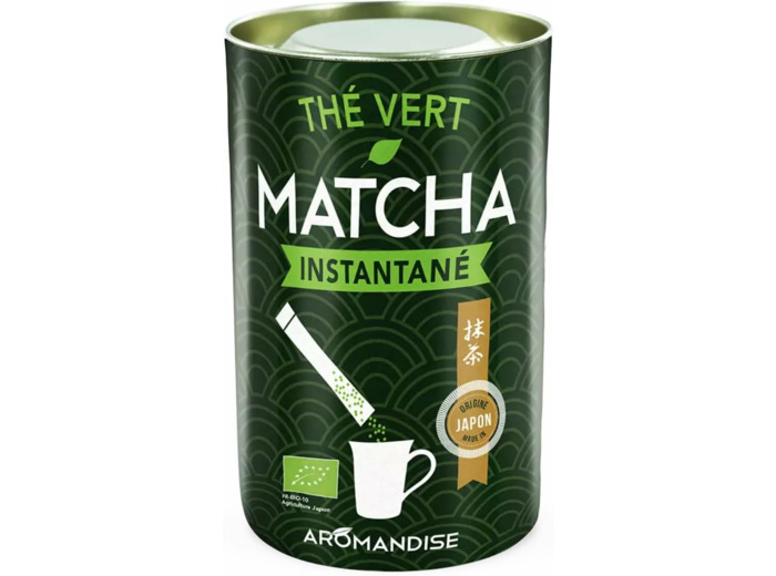 Aromandise Thé vert Matcha Bio instantané