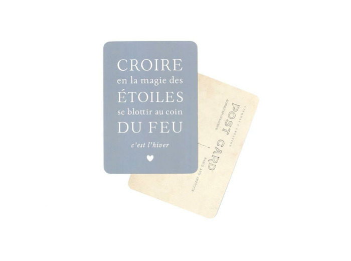 CARTE POSTALE CROIRE EN LA MAGIE DES ETOILES - CINQMAI