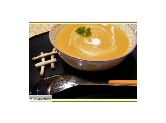velouté de carottes et potiron et chataigne Bio Priméal