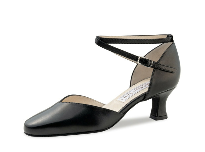 Betty55 - Chaussures de danse de salon en cuir noir fermées - Werner Kern