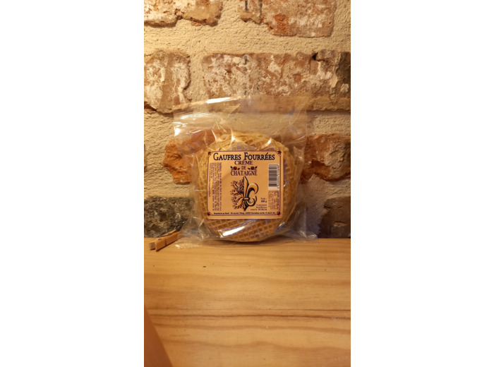 Gaufres Fourrées A la Crème de Châtaigne - Fabrication Artisanale