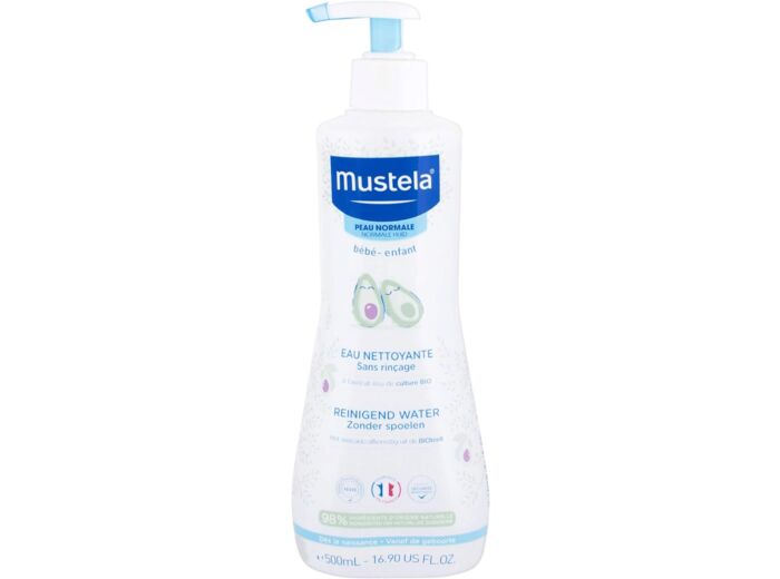 Mustela - Mustela Sans Rinçage de Bébé Nettoyage L'eau avec Avocat - 500ml