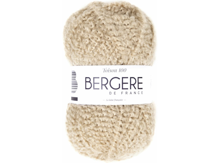 Pelote de laine TOISON 100 Beige (GAÏA)