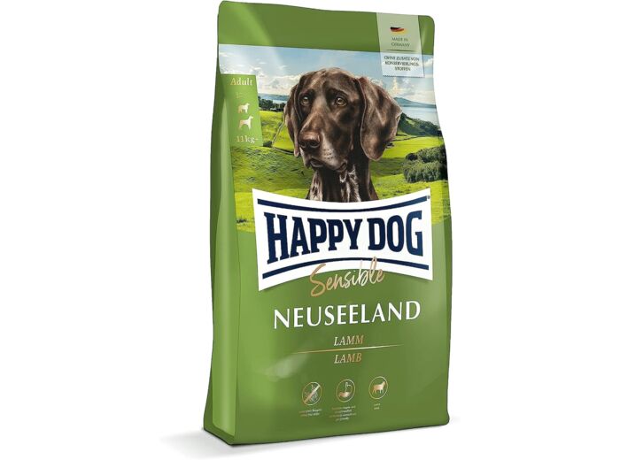 Happy Dog Croquettes Supreme Nouvelle-Zélande Agneau et Riz Sensitive 1 kg 1 kg (Lot de 1)