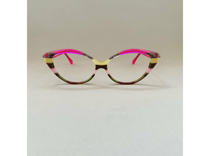 Lunettes de Vue De la Marque Wissing Modèle 2944 Coloris Rose-Multicouleurs – Monture Unique