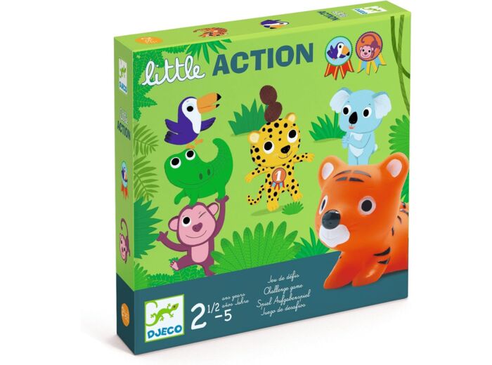 DJECO Little Action - Jeux de Société pour Enfants - 2-5 Ans