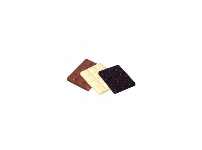 Mini tablettes chocolat noir et blanc x 3 - Patiss&vous