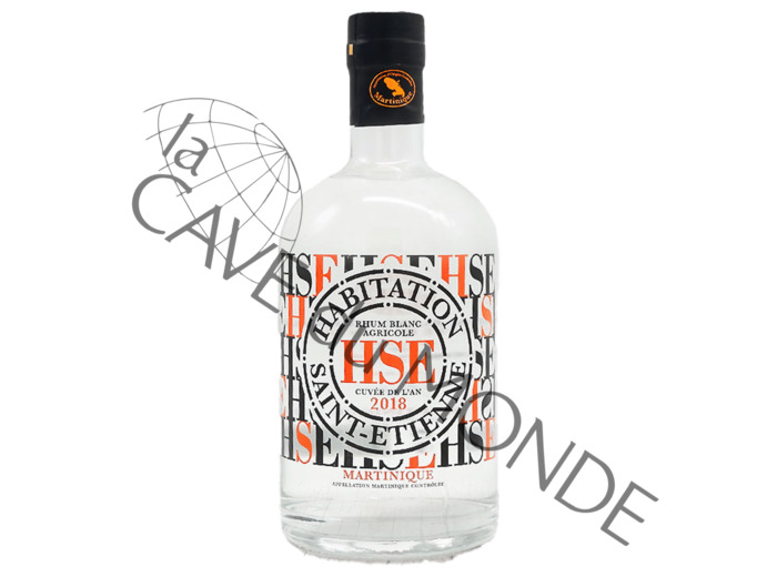 Rhum Blanc HSE de Martinique "Cuvée de l'An 2018" 50° 70 cl