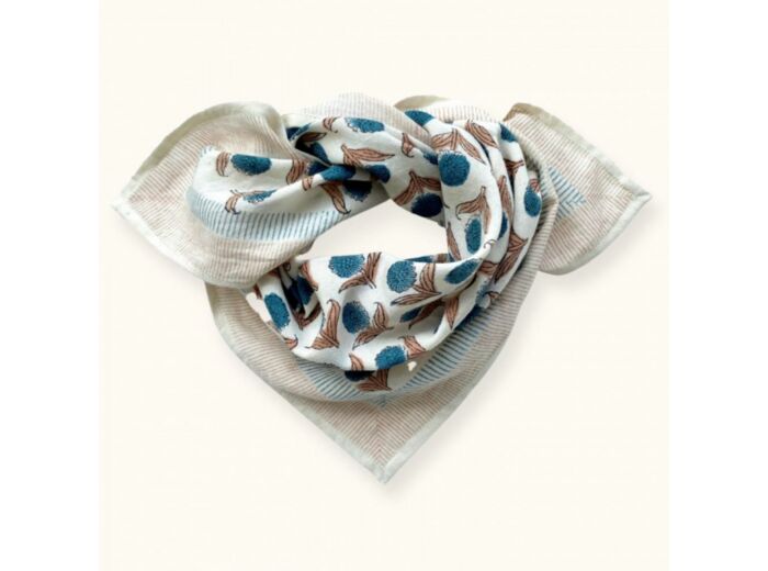 SMALL FOULARD MANIKA LOTUS CHAMALLOW