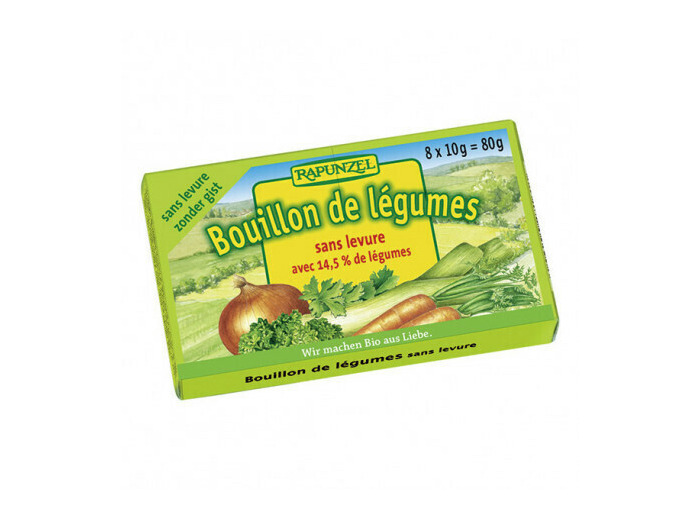 Bouillon Bio de légumes en cube Rapunzel