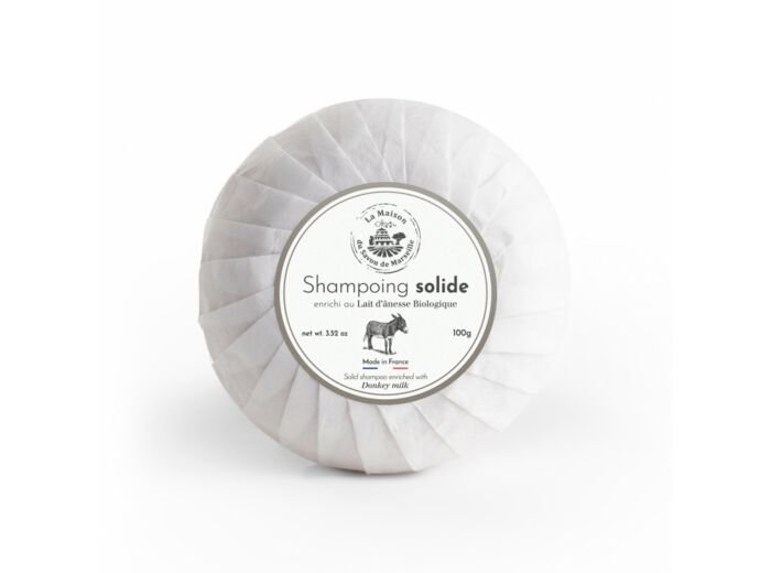 Shampoing solide Lait d'ânesse bio - 100g - La Maison du Savon de Marseille