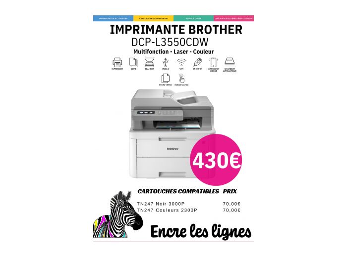 Imprimante Brother DCP-L3560CDW