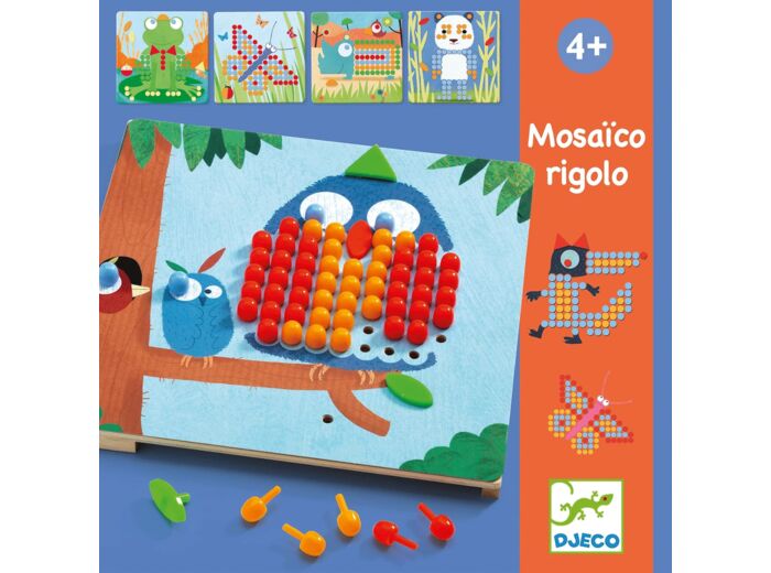 Djeco - DJ08136 - Mosaïco rigolo