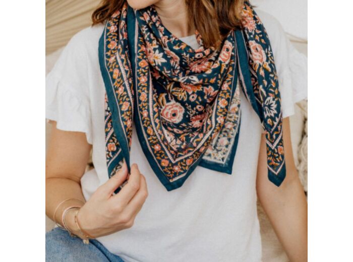 GRAND FOULARD GOA LAGON