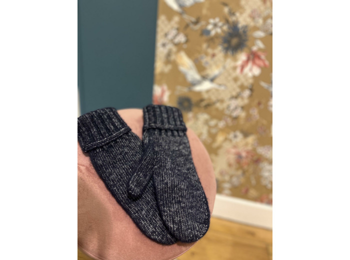 MOUFLES DARK BLUE - BECKSONDERGAARD