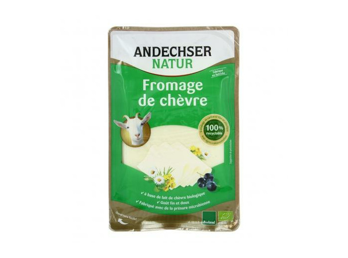 Fromage de chèvre en tranches 125g - Abc bio