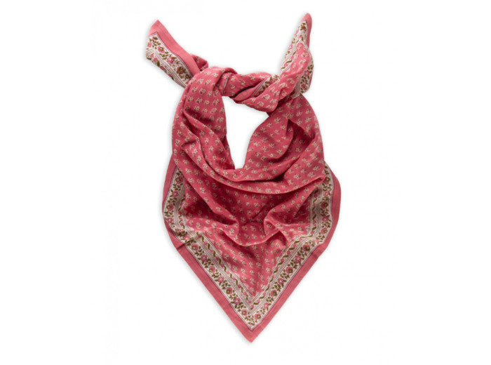 Foulard Indien Arti Rosa