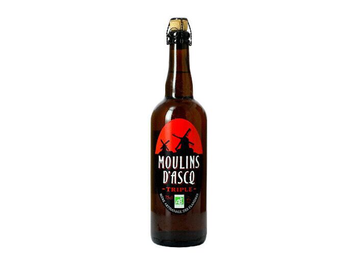 Bière triple Moulins d'Ascq 75cl