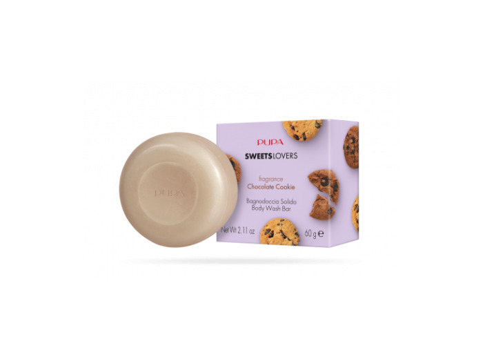 Bain douche solide  Chocolate Cookie Pupa-Algue Marine.