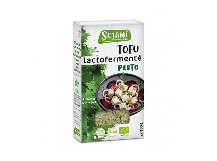 Tofu lactofermenté pesto 200g - Abc Bio