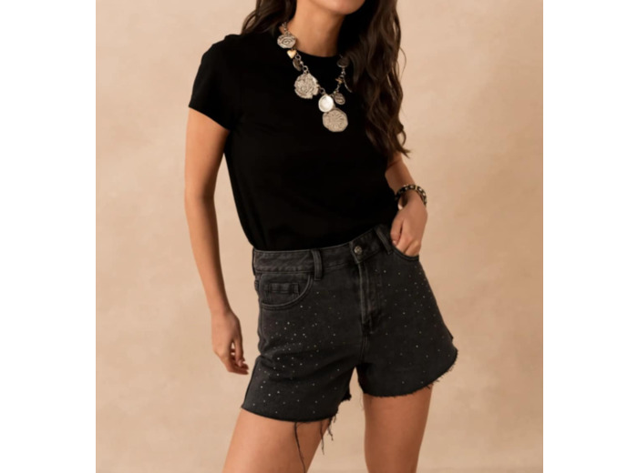 Short Sullivan - Denim gris