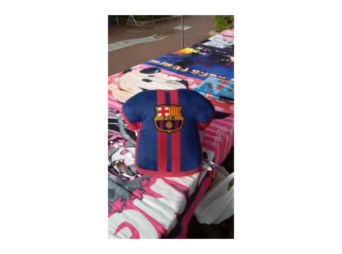 Coussin forme Tshirt FC BARCELONE