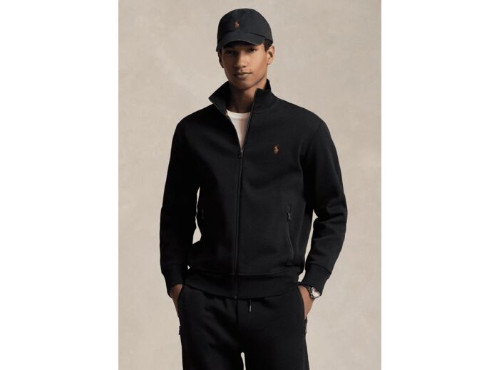 Sweat zippé Ralph Lauren noir