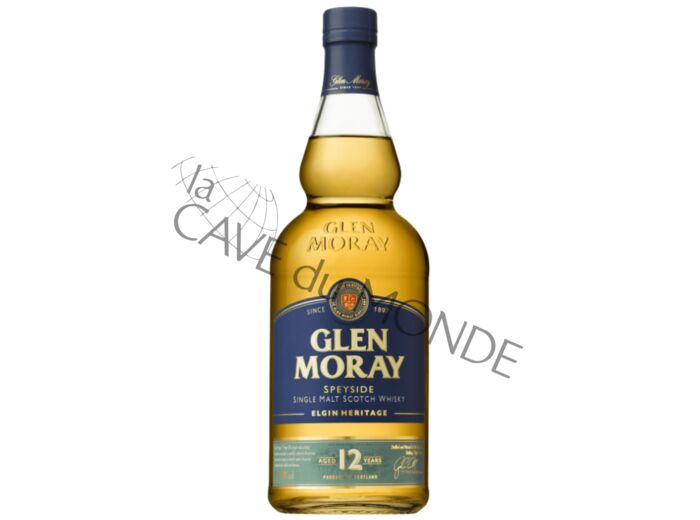 Whisky Speyside Glen Moray 12 Ans American Cask 40° 70cl
