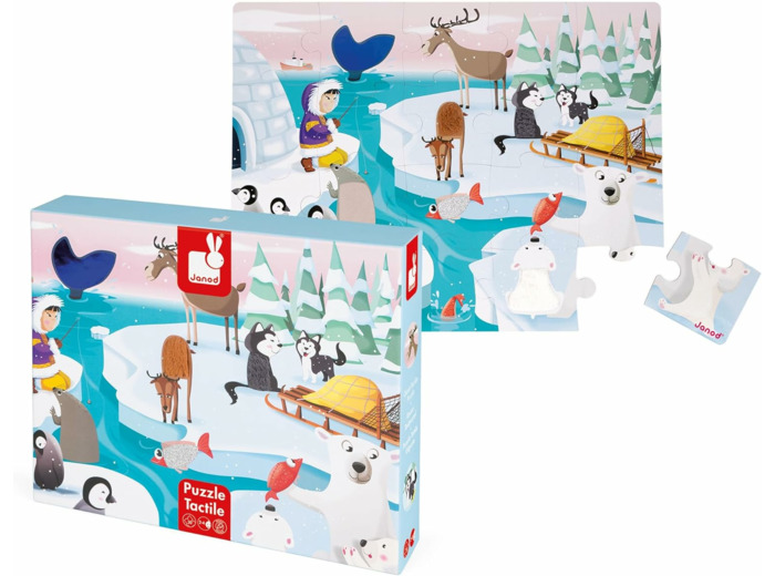 Puzzle Tactile La Vie sur la Banquise - JM