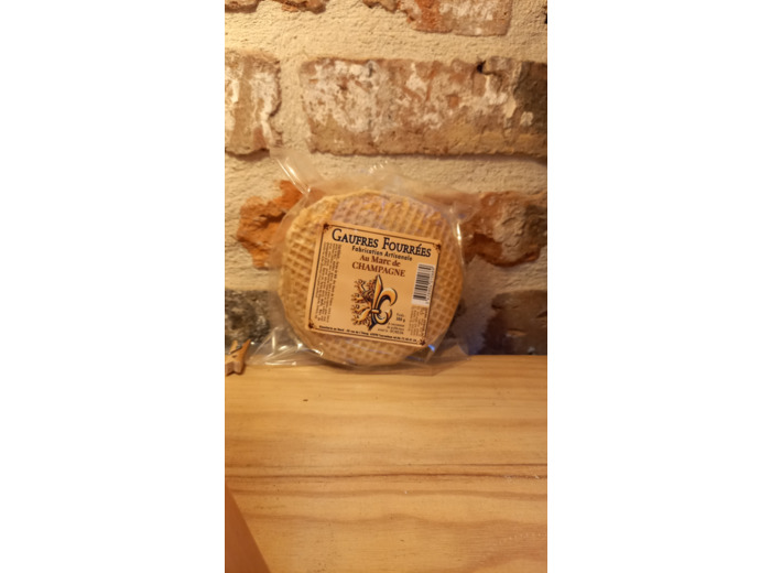 Gaufres Fourrées Au Marc de CHAMPAGNE - Fabrication Artisanale