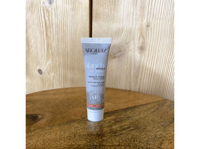 [NOUVEAU] Masque visage 30gr à l'argile blanche